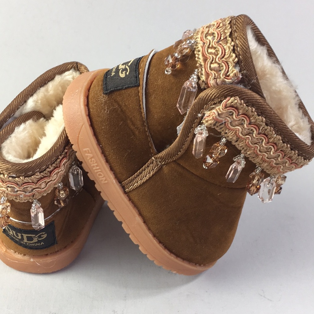 SALE☃️DuDG Toddler Fleece Lined Boho Boots☃️🌲 - Picture 5 of 6